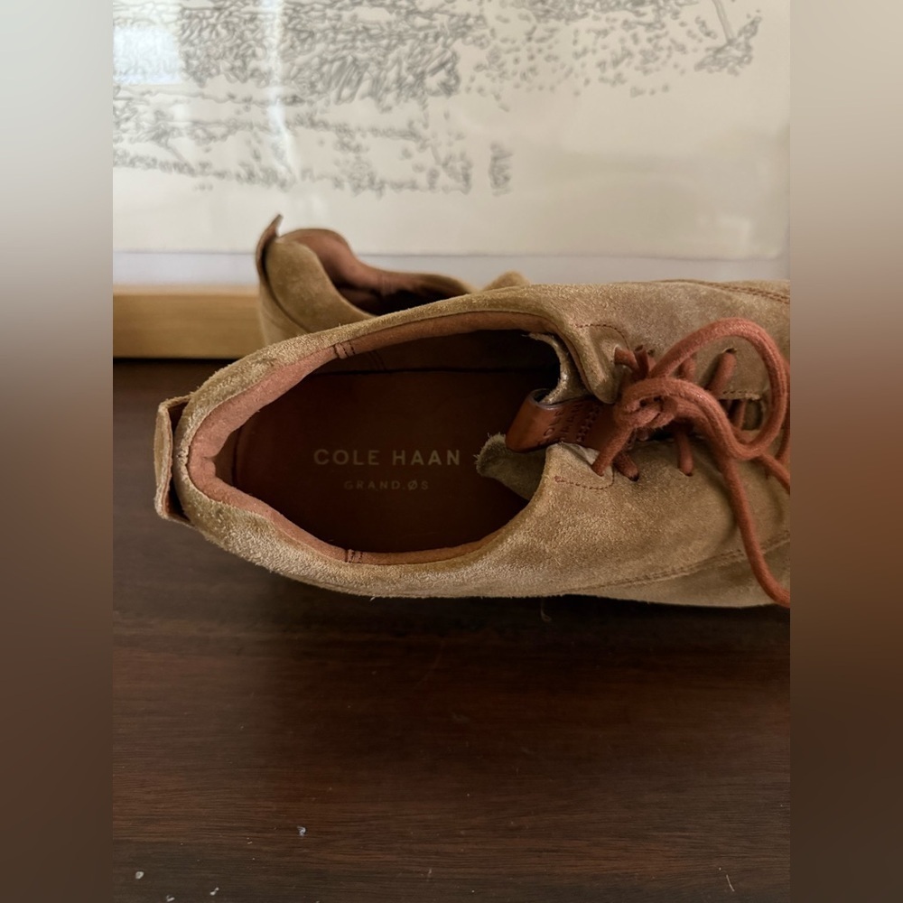 Cole Haan Grand OS Horizon Oxford II Brown Suede Shoes C26363 Men’s Size 9M - Picture 6 of 8